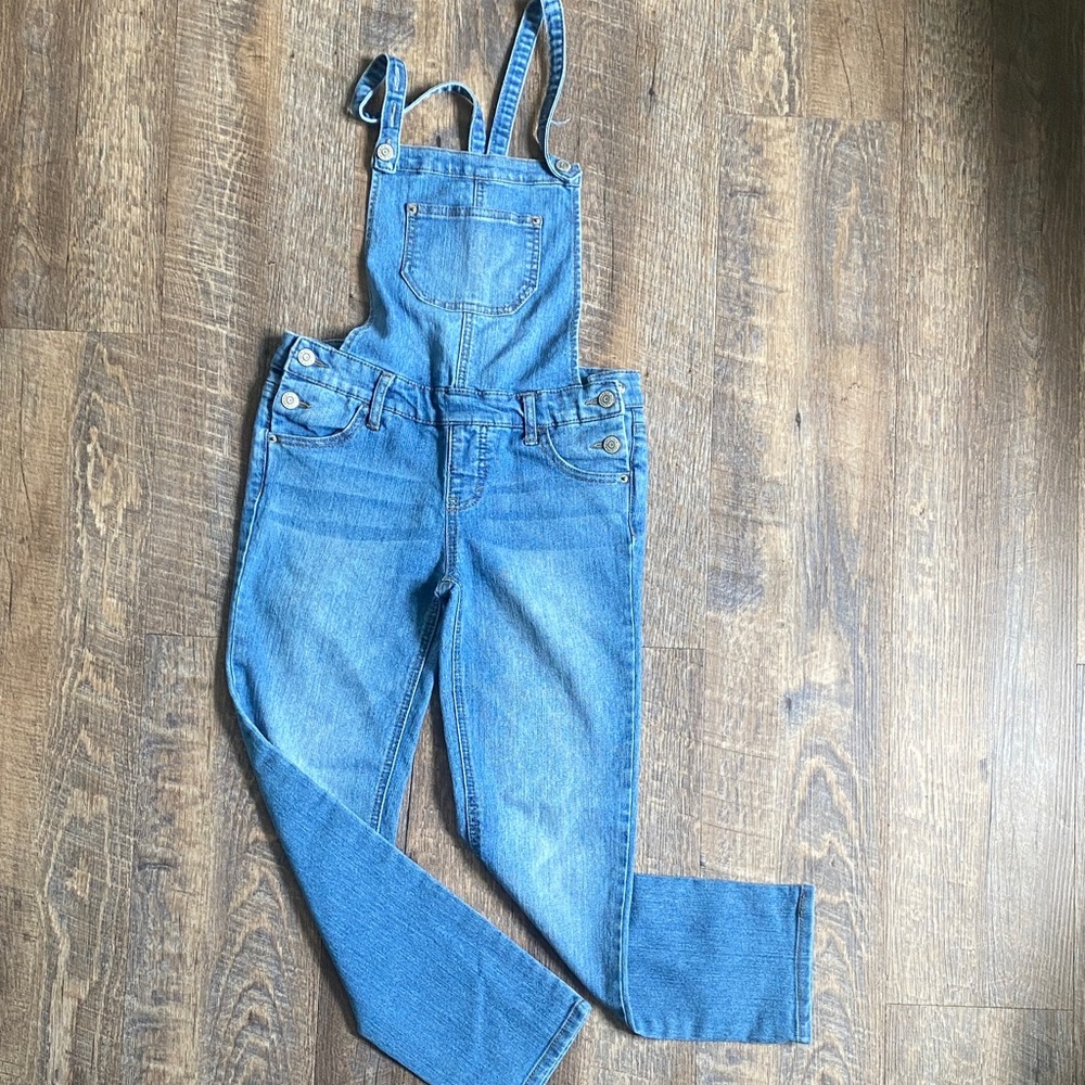 Cat & Jack Girls Light Blue Denim Overalls